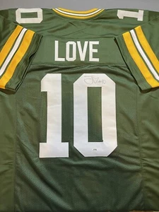 Signed Green Bay Packers Jordan Love Autographed Jersey w/COA - Picture 1 of 5