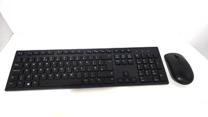 DELL Wireless Keyboard WK636+ WM116P Mouse+ Receiver UK Qwerty - Afbeelding 1 van 8