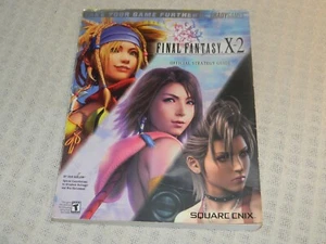 Guía Oficial de Estrategia de FINAL FANTASY X-2 Signature Series con Póster *LEER* - Imagen 1 de 6