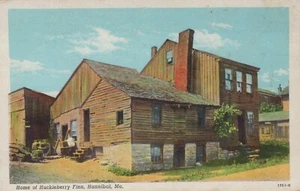 Hannibal Missouri Home of Huckleberry Finn Vintage Postcard - Picture 1 of 2