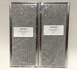 2-PACK Aluminum Grease Filter 5-15/16" X 13-3/8" X 3/32" Made in the USA - Picture 1 of 4