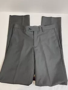NWT NEW Angelo Rossi Men’s Gray Flat Front Dress Pants Sz 30 A8 - Picture 1 of 7