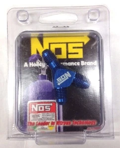 NOS 17830 High Flow Y-Fittings, 4AN, Blue Anodized  - Picture 1 of 1