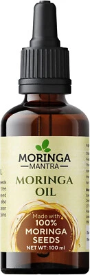 Moringa Mantra Pure Moringa Seed Oil 100 ml, Cold Pressed Oil, No Added Fillers