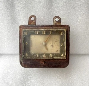 Rare Vintage Collectible LUX CLOCK MFG CO WATERBURY CONN IRON CLOCK USA - Picture 1 of 6