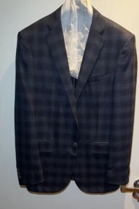 Corneliani Men’s Blue Checked Blazer Size 50 RRP £1500 - Picture 1 of 6