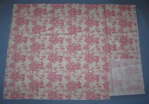 Candace Allen Rosenthal David Textiles Floral Flower Fabric Home 22" x 44" New - Picture 1 of 9