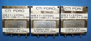 Un oscillateur CTI PDRO 4,536 GHz X 2= 9,072 pour 10,368 avec 1296 IF ref= 108 MHz ! - Photo 1/1