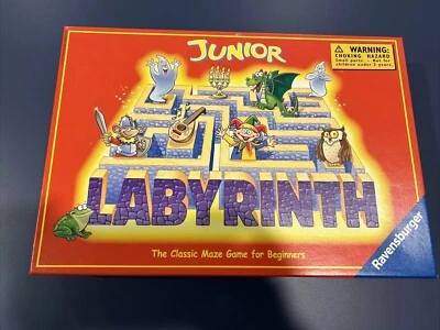 Junior Labyrinth Game Ravensburger 1995 Vintage Ages 5 and Up Complete - Image 1 of 2