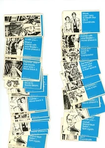 1977 Star Wars Escape From Death Star 43 cartas de juego incluidas duplicadas buen estado - Imagen 1 de 1