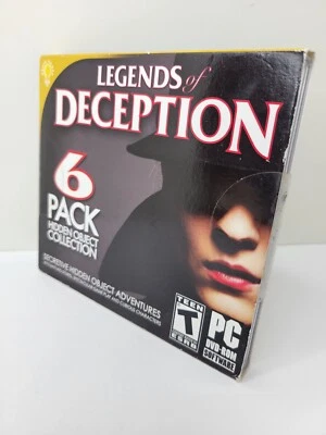 Legends of Deception  6 Pack Hidden Object Collection  (PC 2015) Sealed - Image 1 of 4