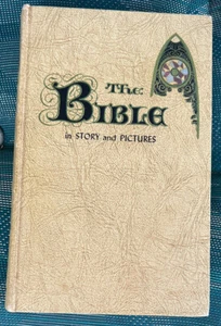 THE BIBLE IN STORY AND PICTURES  THE NEW TESTAMENT C1956 STUTTMAN HARDCOVER ED - Picture 1 of 22