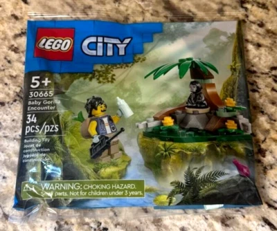 LEGO City 30665 Baby Gorilla Encounter New Sealed Polybag Set New - Image 1 of 2