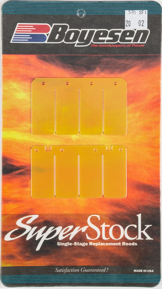 Boyesen Super Stock Reeds Single Fiber for Polaris RMK 700 800 IQ Indy 570SF1 - Image 1 of 1