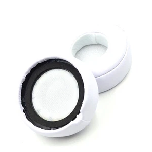2Pcs White Ear Pads Cushion Cover For Beats Mixr Headphones Replace Accessories - Picture 1 of 6