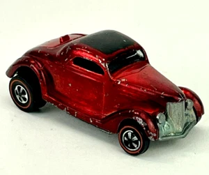 Mattel Hot Wheels Redlines 1969 Metalic Red Classic '36 Ford Coupe USA - Picture 1 of 9