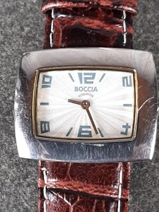 Boccia Damenuhr Titanium -3121 01 mit Lederarmband - Bild 1 von 9