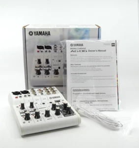 Yamaha AG06 6-Channel Digital Mixer White - Picture 1 of 13
