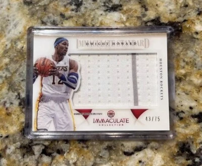 Dwight Howard Immaculate Jersey Patch Jumbo Logo Relic /75 Lakers Orlando WOW - Image 1 of 4