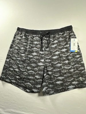 Pantalón Corto de Natación Free Country Volley Fish Contraste 2xl/xxl Nuevo con Etiquetas Foto 1 de 4