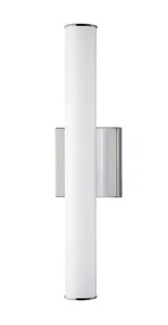 Rail LED 18" Bathroom Vanity Light in Polished Chrome - Picture 1 of 2