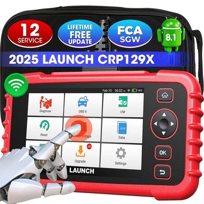 2025 Launch CRP129X OBD2 Car Scanner Engine ABS SRS SAS TPMS EPB Diagnostic Tool - Image 1 of 4