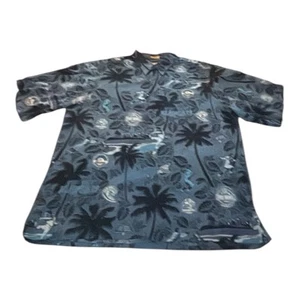 Vintage Reyn Spooner Pro Bowl 30th Anniversary Blue Cotton Hawaiian Shirt XL - Picture 1 of 8