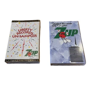 RARE Liberty Records & Capitol Records Un-Sampler Cassette Tapes 7-up Vtg 1995 - Picture 1 of 6