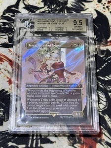 Magic The Gathering X Final Fantasy Borderless SURGE FOIL Terra Herald Of Hope BGS 9.5++ FIC#212 - Imagen 1 de 2