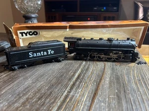 MANTUA HO-SCALE #4073 SANTA FE 2-8-2 MIKADO STEAM LOCOMOTIVE & TENDER 208 & Box - Picture 1 of 19