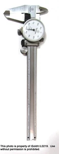 MITUTOYO MODEL 505-637 DIAL CALIPER Stainless Steel JAPAN - Picture 1 of 4