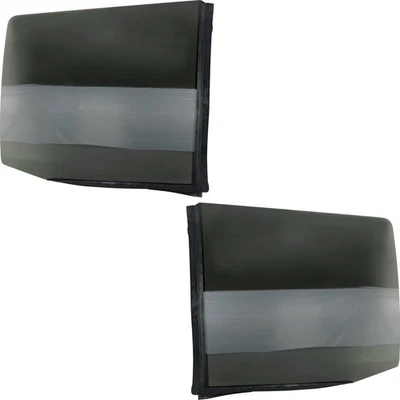 Door Glasses Set of 2 Rear Driver & Passenger Side for Chevy Suburban C2500 Pair - Image 1 of 4