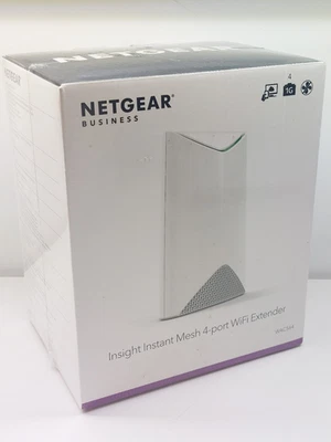 Netgear Business Insight Instant Mesh 4-port WiFi Extender WAC564 606449142068 - Image 1 of 4