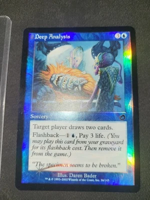 FOIL Deep Analysis Torment EX Mtg Magic The Gathering - Image 1 of 3