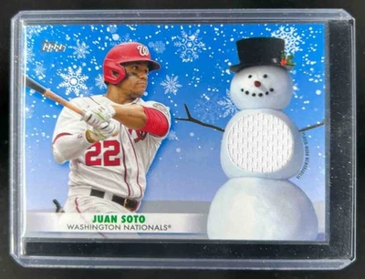 Camiseta Topps Holiday Juan Soto 2021 novato #WRC-JS Nationals Foto 1 de 2