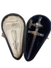 Antique Champagne Corkscrew in case - N87