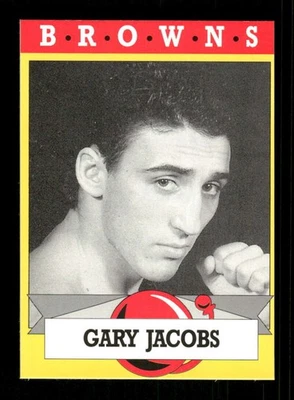 1993 Brown's Boxing #34 Gary Jacobs Jewish Boxer his only card BXCP55 - Image 1 of 2