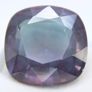 Piedras preciosas sueltas cambio de color alejandrita natural corte cojín certificado 28,40 quilates - Imagen 1 de 4