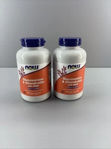 Now Foods Glucosamine & Chondroitin with MSM 180 Capsule Each Lot Of 2 - Picture 1 of 5