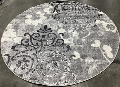 Alfombra manchada encuadernación PLATA MARFIL 6'-0" X 6'-0" precio reducido 1172681851 ADR114B-6R Foto 1 de 4