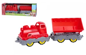 BIG 800055784 - BIG Power Worker Mini Zug mit Wagon, Eisenbahn,... - Bild 1 von 1