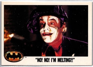 1989 TOPPS BATMAN #72 “NO! NO! I’M MELTING!!” JOKER CARD NM - Picture 1 of 2