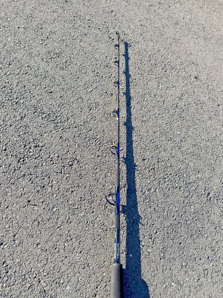 Cape Fear "The Bluewater Series" BW3040TSU-58 varilla de alta resistencia 5'8", 7 guías Foto 1 de 4