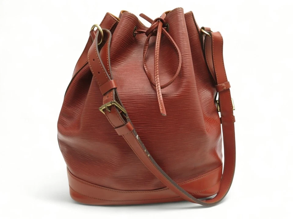 BORSA A MANO VINTAGE LOUIS VUITTON NOE GM IN PELLE EPI COGNAC BORSA A MANO... - Immagine 1 di 1