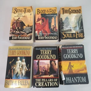Terry Goodkind - Schwert der Wahrheit Serie Posten von 6 Büchern (TOR Fantasy Taschenbuch) - Bild 1 von 16