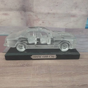 Vintage Hofbauer BMW 635 CSi Kristallglas Modellauto 8" W. Germany Briefbeschwerer - Bild 1 von 19