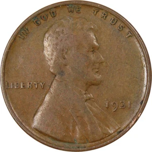 1931 Lincoln Wheat Cent Circulated Penny 1c Coin Collectible - Picture 1 of 2