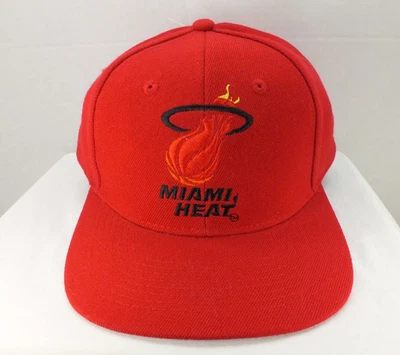 DEADSTOCK De Colección Años 90 Miami Heat Drew Pearson Lana Snapback Gorra NBA NUEVO Foto 1 de 4