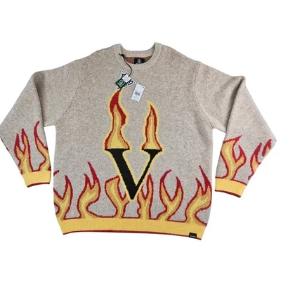 Men's VOLCOM & Fergadelic Collab XXL Flame Sweater NWT L660 - Image 1 of 4