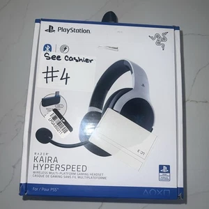 Razer Kaira HyperSpeed Wireless Gaming Headset for PlayStation 5 - White - Picture 1 of 24